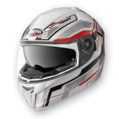 Casca Moto Caberg EGO STREAMLINE rosu/alb XL