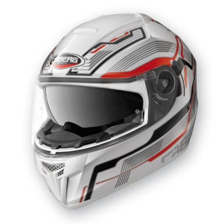Casca Moto Caberg EGO STREAMLINE rosu/alb XL