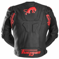Geaca Moto piele Furygan Raptor Evo 3 - negru/rosu  L