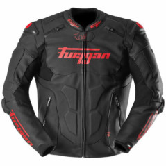 Geaca Moto piele Furygan Raptor Evo 3 - negru/rosu S