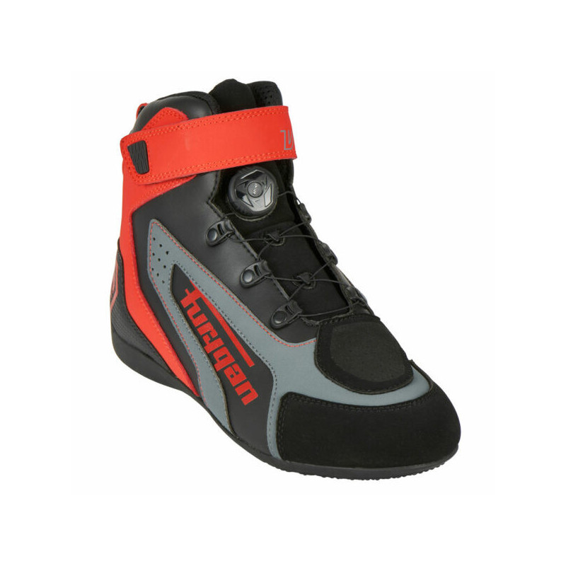 Ghete moto Furygan V4 Easy - Negru/Rosu