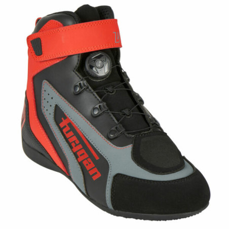 Ghete moto Furygan V4 Easy - Negru/Rosu