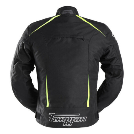 Geaca moto Furygan Yori negru/alb/fluo - L