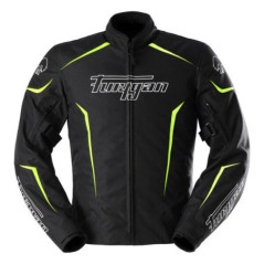 Geaca moto Furygan Yori negru/alb/fluo - M