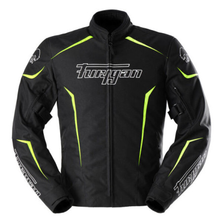 Geaca moto Furygan Yori negru/alb/fluo - XL