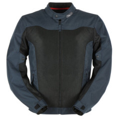 Geaca moto Furygan Mistral EVO 3 - negru/albastru - XL