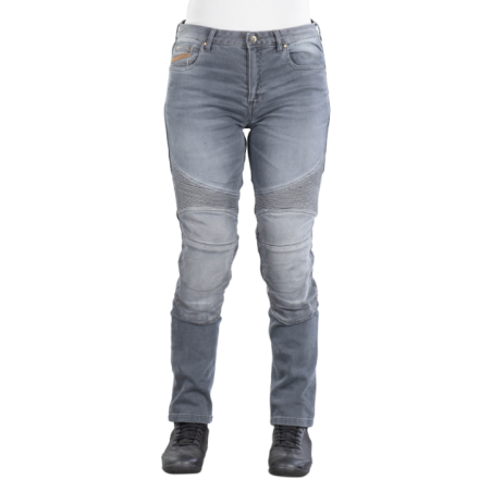 Blugi moto dama Furygan Purdey gri - 42