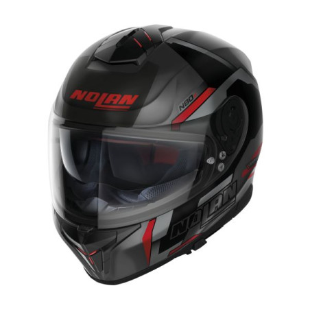 Casca Moto Nolan N80-8 Wanted - negru/gri XL
