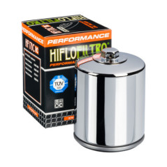 Filtru ulei Hiflo Racing cromat- HF170CRC
