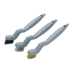 Set 3 perii curatare Lampa - plastic/alama/otel