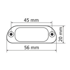 Numar LED Lampa cu lumina alba