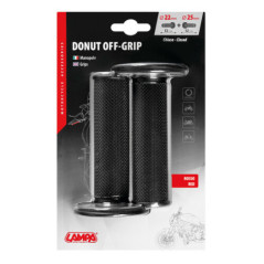 Mansoane moto Lampa donut fff-road(negru/rosu)