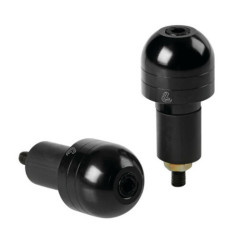 Capete ghidon Lampa negre 2 buc