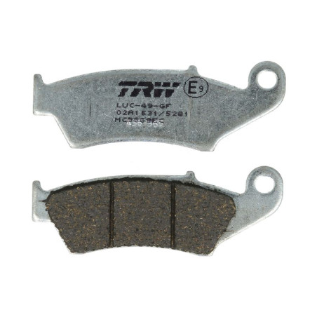 Placute frana moto TRW - fata MCB669EC