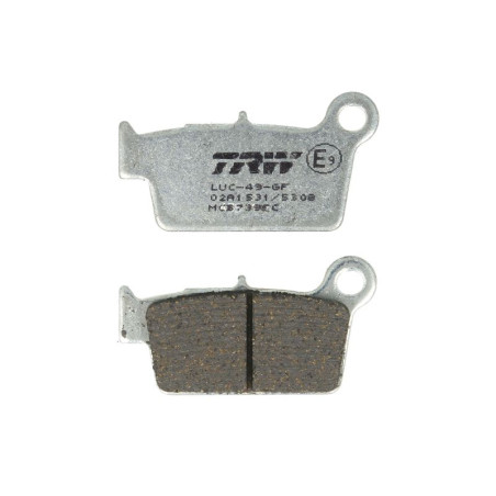 Placute frana moto TRW - fata/spate MCB739EC