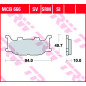 Placute frana moto TRW - fata MCB666SV