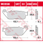 Placute frana moto TRW - fata MCB598SV