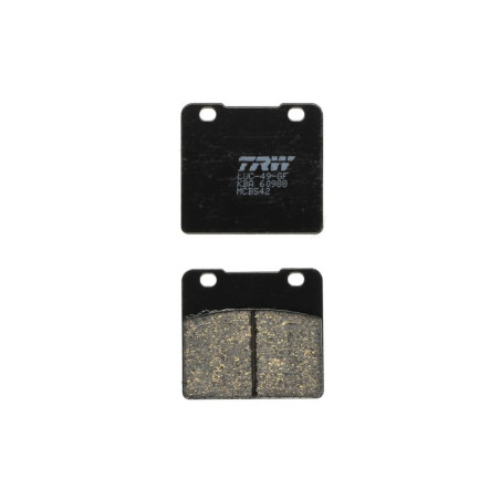 Placute frana moto TRW - fata/spate MCB542