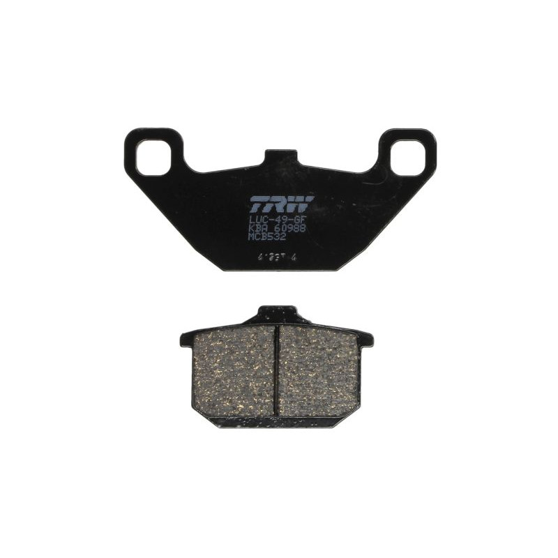 Placute frana moto TRW - fata/spate MCB532