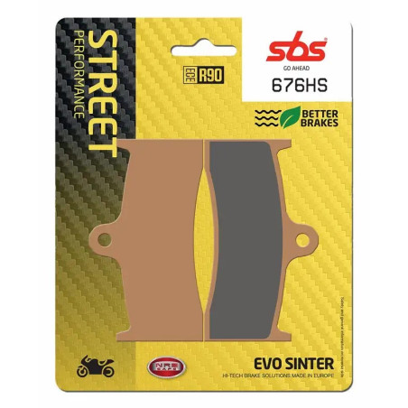 Placute frana moto SBS - fata 676HS