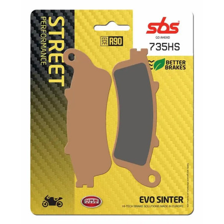 Placute frana moto SBS - fata 735HS