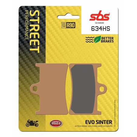 Placute frana moto SBS - fata 634HS