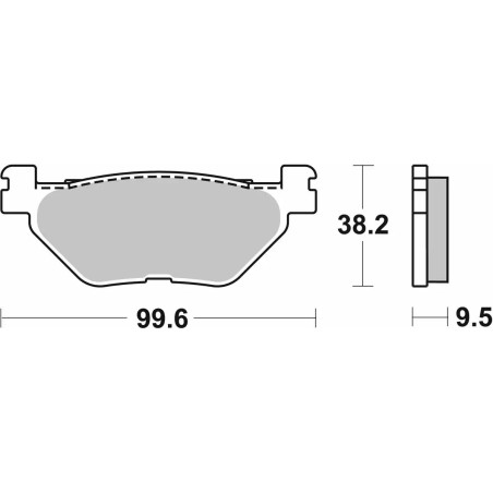 Placute frana moto SBS - 769HF