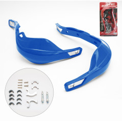 Protectii maini ghidon cross Biketec - albastru
