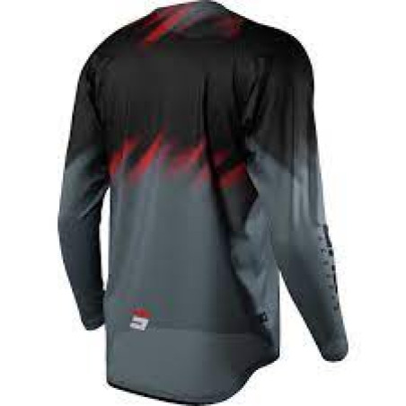 Tricou cross Shot Devo versus - gri/negru/rosu - 2XL