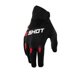 Manusi cross Shot Devo - negru/rosu - 09/M