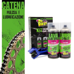 Kit Spray-uri DR.Bike curatare ungere lant + perie