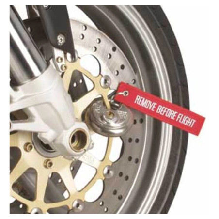 Breloc chei Louis "Remove before flight" - rosu