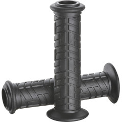 Mansoane moto Louis Lacer negre - 22 mm