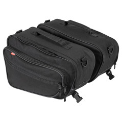 Set genti moto laterale Louis - negru
