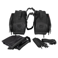 Set genti moto laterale Louis - negru