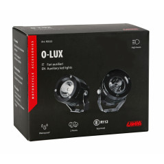 Pereche de lumini led auxiliare Lampa O-Lux, 12v - negru