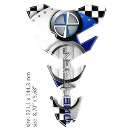ONEDESIGN - Tank pad/protectie rezervor slim BMW LOGO