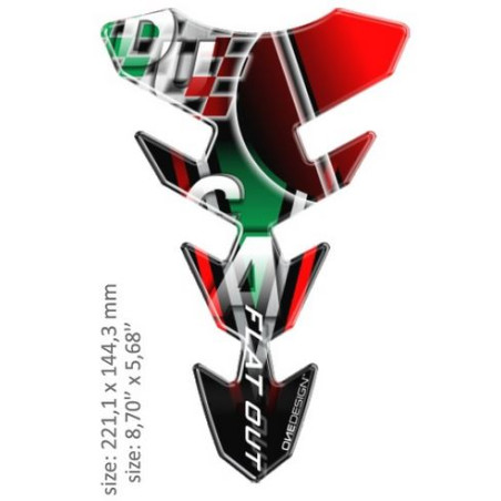 ONEDESIGN - Tank pad/protectie rezervor SLIM DUCATI