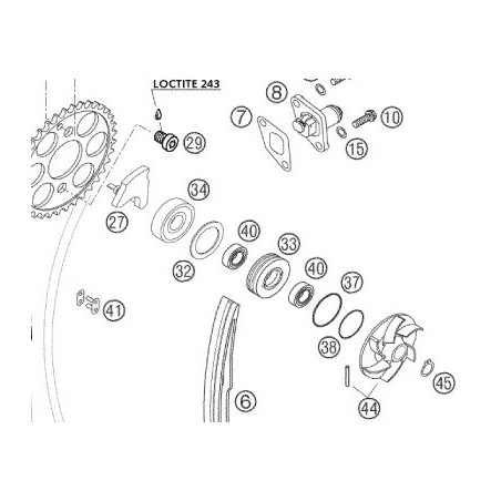 Gasket support / suport garnitura - Oem