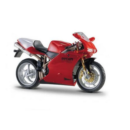 Macheta moto Burago 1:18 Ducati 998R - rosu