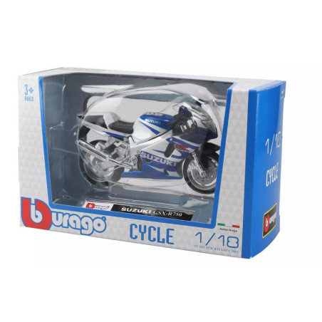 Burago - Macheta moto 1:18 Suzuki GSX-R750