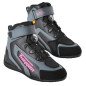 Ghete moto dama FURYGAN V4 EASY VTD - Negru/Roz - 37
